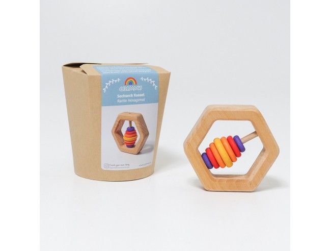 08140 Sonajero Rattle Hexogonal