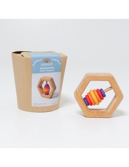 08140 Sonajero Rattle Hexogonal