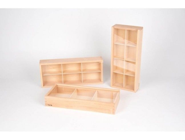 Set de bandejas de clasificación con tapa (Pk3)