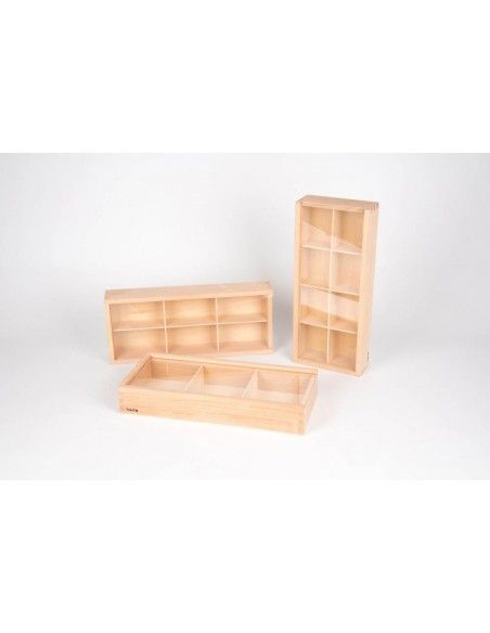 Set de bandejas de clasificación con tapa (Pk3)