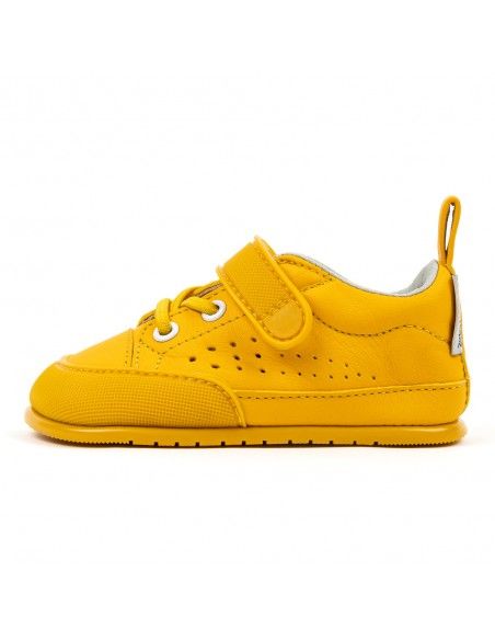 Zapato Feroz Paterna Piel Amarillo SS23