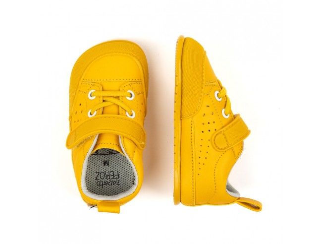 Zapato Feroz Paterna Piel Amarillo SS23