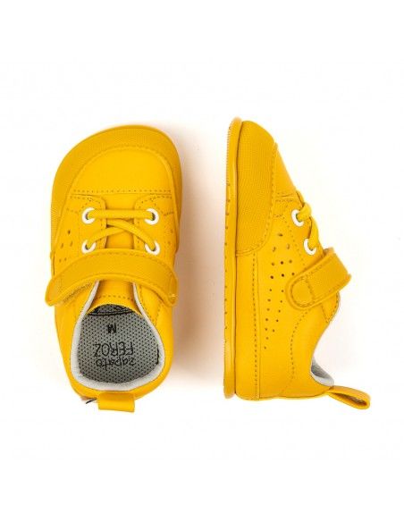 Zapato Feroz Paterna Piel Amarillo SS23