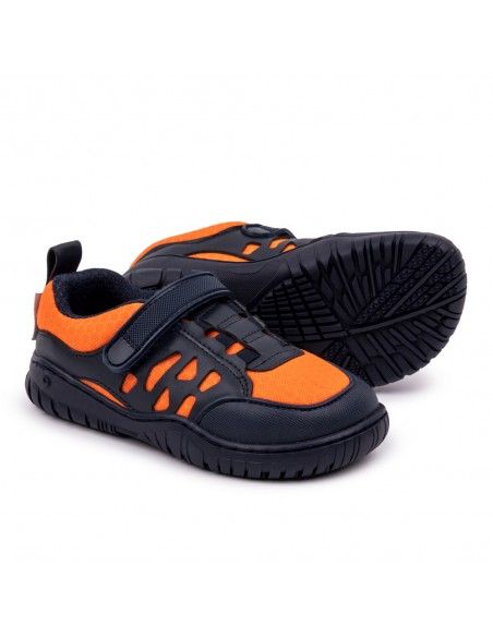 Zapato Feroz Onil Rocker Microfibra Azul-Naranja SS23
