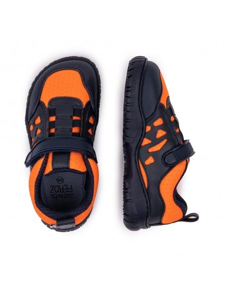 Zapato Feroz Onil Rocker Microfibra Azul-Naranja SS23