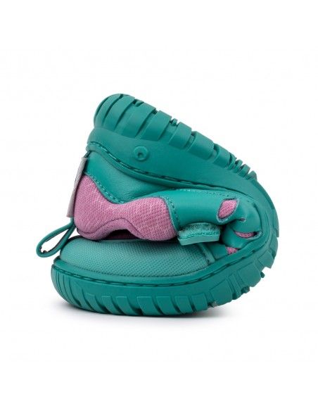 Zapato Feroz Onil Rocker Microfibra Mint-Rosa SS23