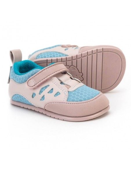 Zapato Feroz Onil Microfibra Rosa Palo-Celeste SS23