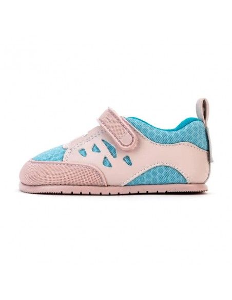 Zapato Feroz Onil Microfibra Rosa Palo-Celeste SS23