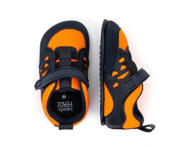 Zapato Feroz Onil Microfibra Azul-Naranja SS23