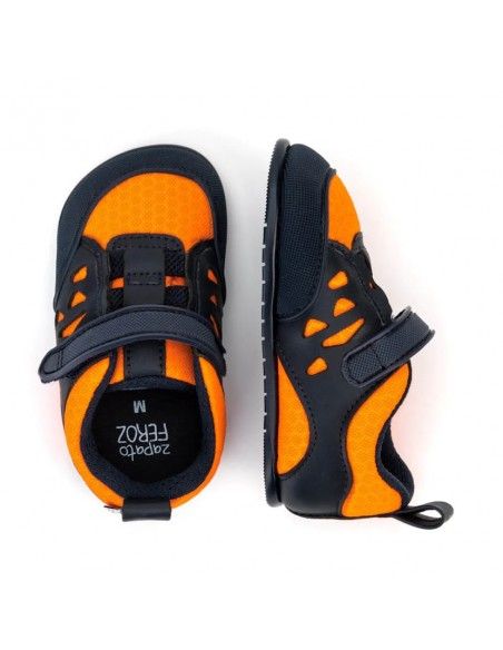 Zapato Feroz Onil Microfibra Azul-Naranja SS23