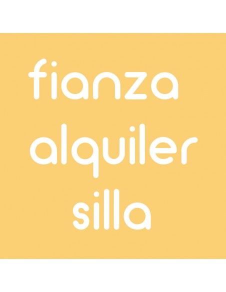Fianza alquiler silla ACM