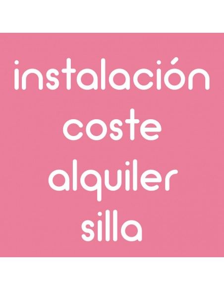 Instalación coste alquiler silla de auto ACM