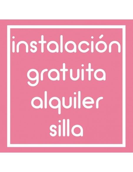 Instalación gratuita alquiler silla de auto ACM
