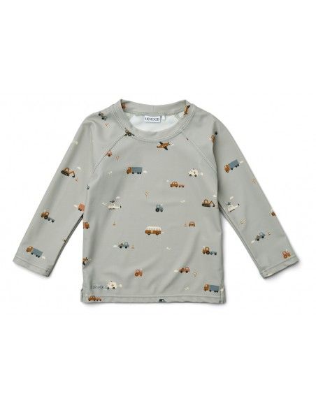Camiseta de baño Vehicles con Protección Solar Liewood
