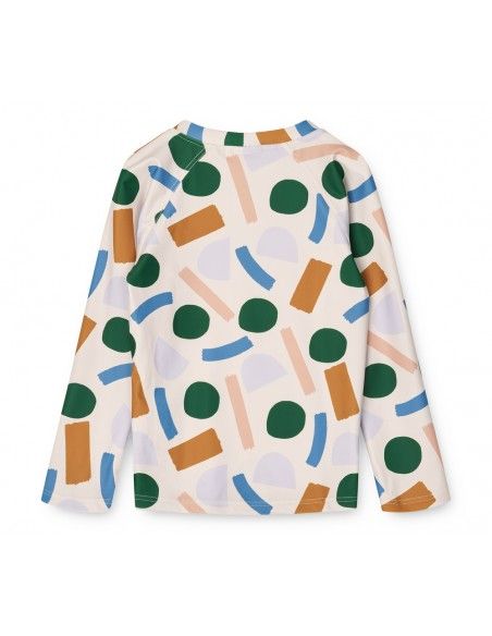Camiseta de baño Paint Stroke con Protección Solar Liewood