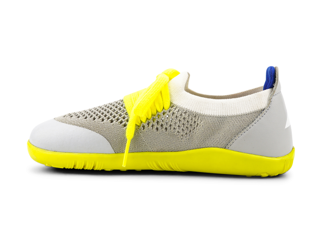 Bobux IW Play Knit 636415 Grey+White
