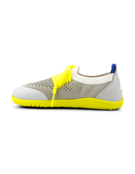 Bobux IW Play Knit 636415 Grey+White