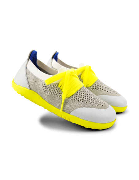 Bobux IW Play Knit 636415 Grey+White