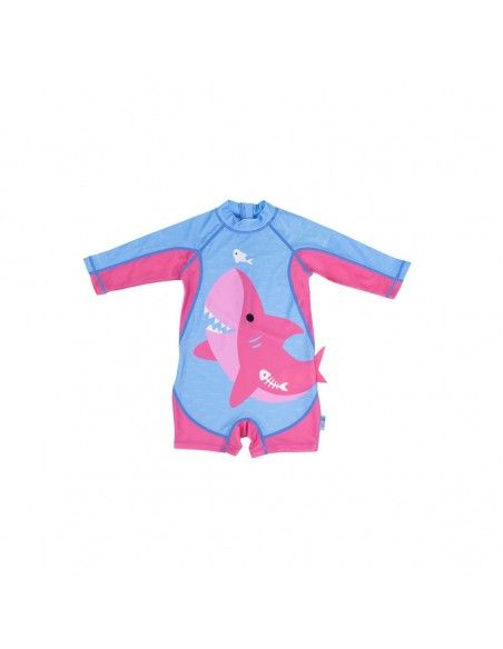 Mono de Baño Zoocchini Tiburón Rosa
