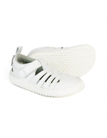 Zapato Feroz Sandalia Tabarca Rocker Microfibra Blanco SS23