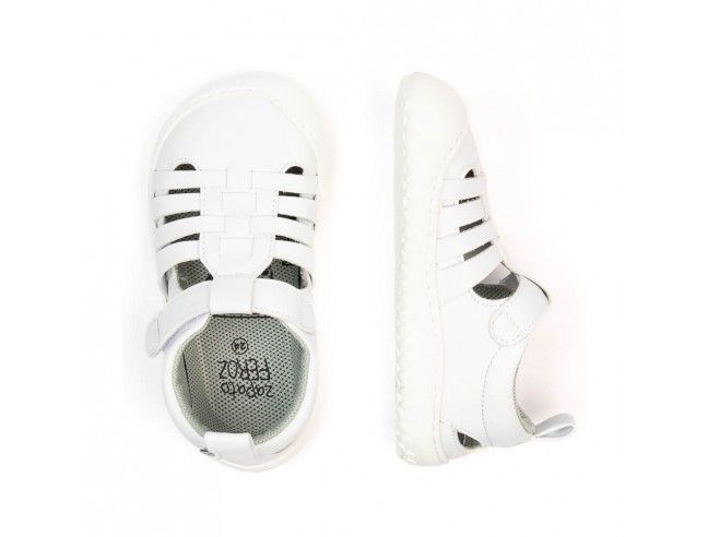 Zapato Feroz Sandalia Tabarca Rocker Microfibra Blanco SS23