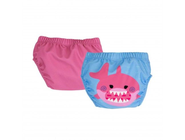 Bañadores Pack 2 Zoocchini Tiburón Rosa