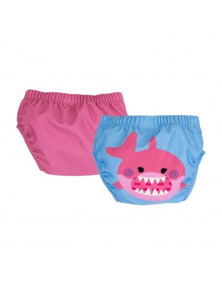 Bañadores Pack 2 Zoocchini Tiburón Rosa