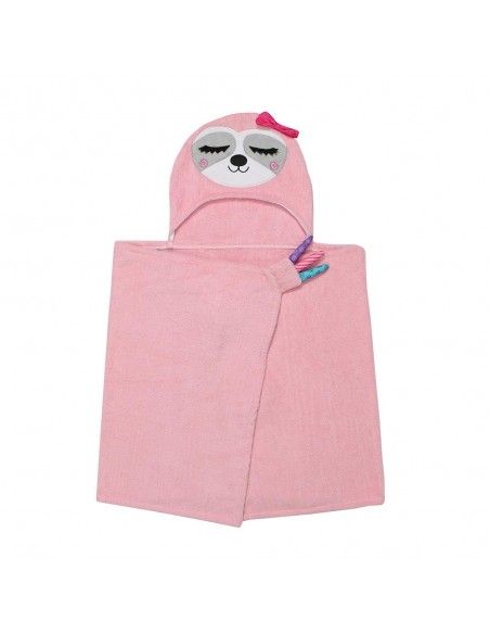 Toalla con capucha infantil Perezoso Zoocchini