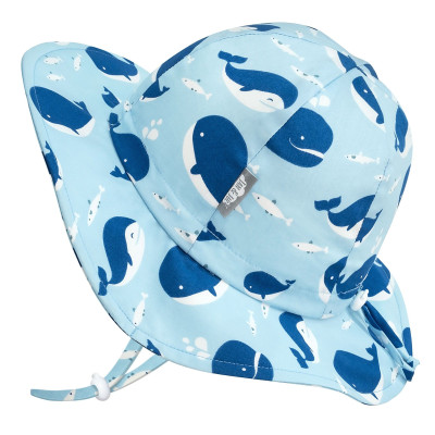 Sombrero ajustable Floppy con protección solar Blue Whale