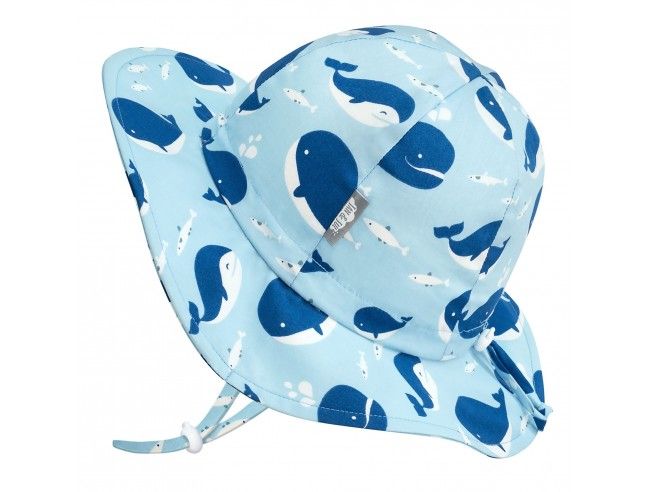 Sombrero ajustable Floppy con protección solar Blue Whale