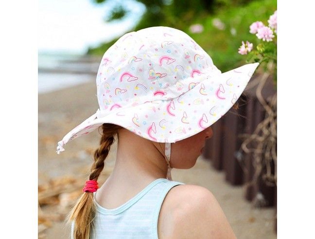 Sombrero ajustable Floppy con protección solar Rainbows