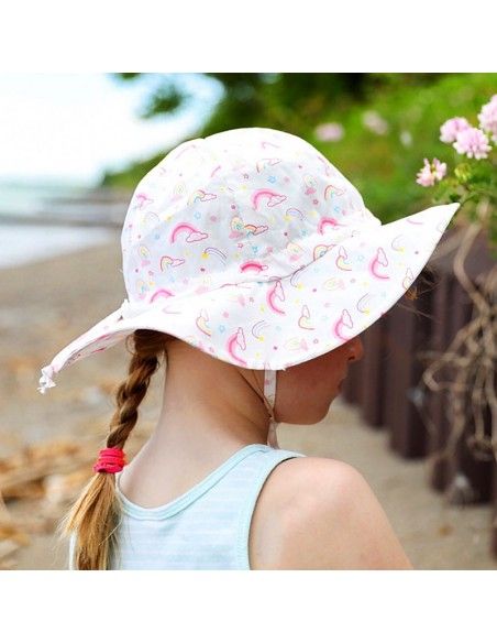 Sombrero ajustable Floppy con protección solar Rainbows
