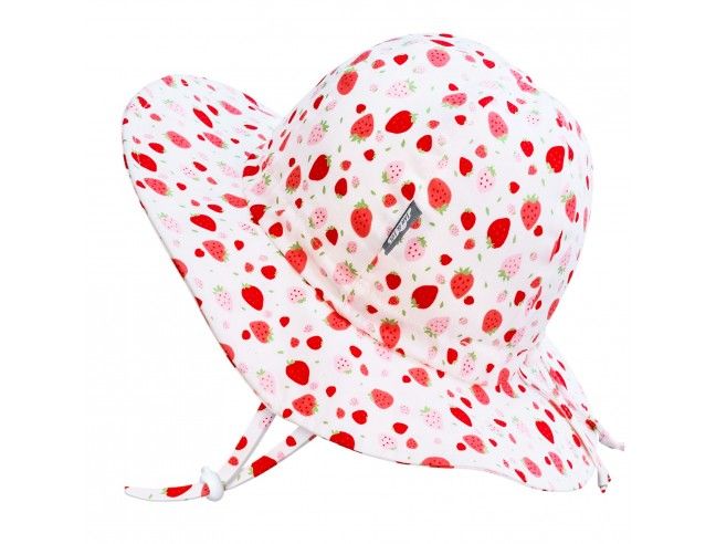 Sombrero ajustable Floppy con protección solar Strawberry