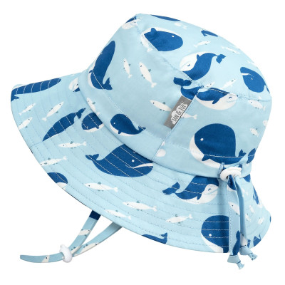 Sombrero ajustable Bucket con protección solar Blue Whale