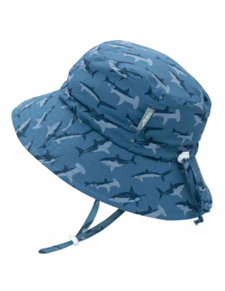 Sombrero ajustable Aqua Dry con protección solar Shark