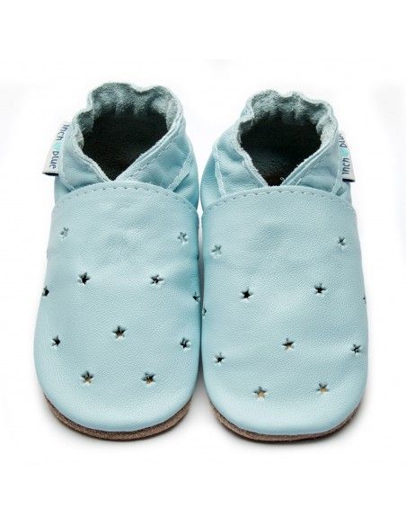 Zapatito de suela blanda Milky Way Baby Blue INCH BLUE