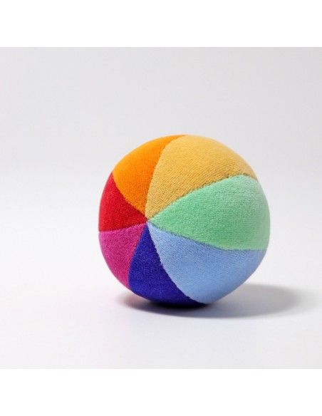 Pelota Arcoíris con sonajero Grimm´s