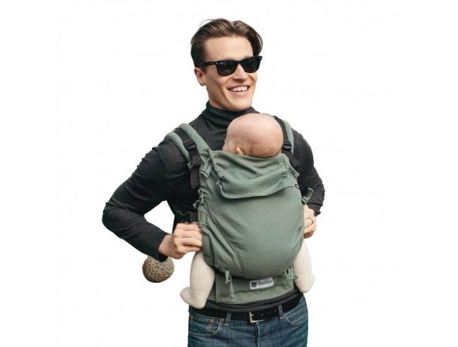 Mochila Portabebés Evolutiva E- Carrier Quokkababy Green