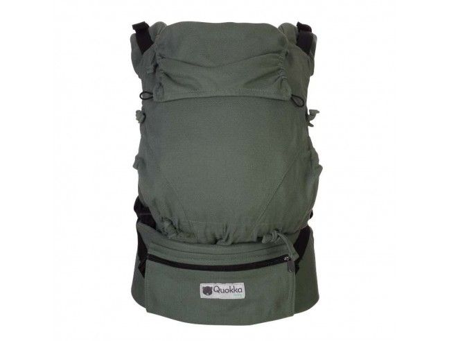 Mochila Portabebés Evolutiva E- Carrier Quokkababy Green