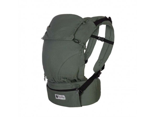 Mochila Portabebés Evolutiva E- Carrier Quokkababy Green