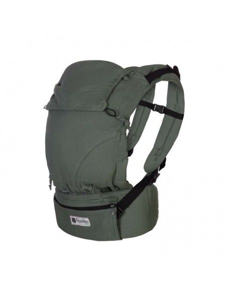 Mochila Portabebés Evolutiva E- Carrier Quokkababy Green