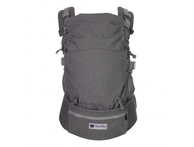 Mochila Portabebés Evolutiva E- Carrier Quokkababy Grey