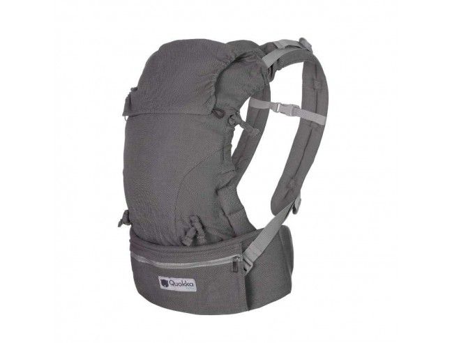Mochila Portabebés Evolutiva E- Carrier Quokkababy Grey