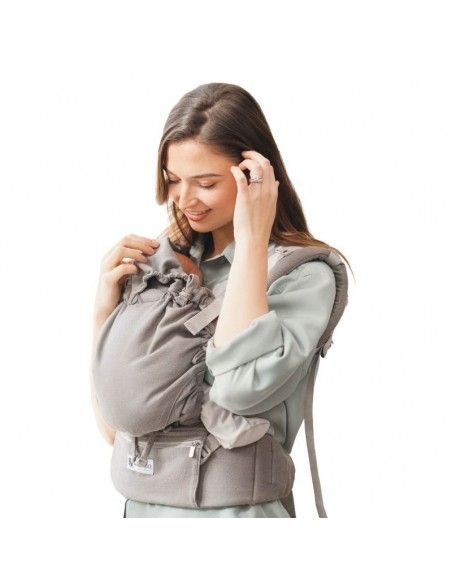 Mochila Portabebés Evolutiva E- Carrier Quokkababy Grey