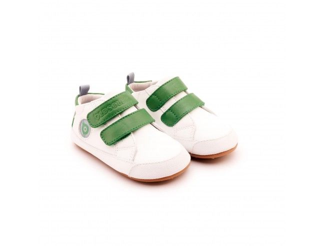 Deportiva Doble Velcro BADGE BUB Snow Green Old Soles