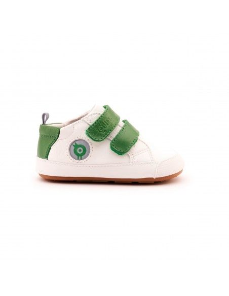 Deportiva Doble Velcro BADGE BUB Snow Green Old Soles