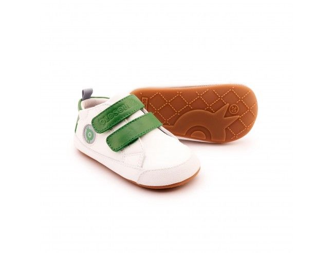 Deportiva Doble Velcro BADGE BUB Snow Green Old Soles