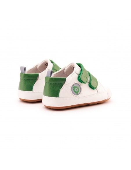 Deportiva Doble Velcro BADGE BUB Snow Green Old Soles