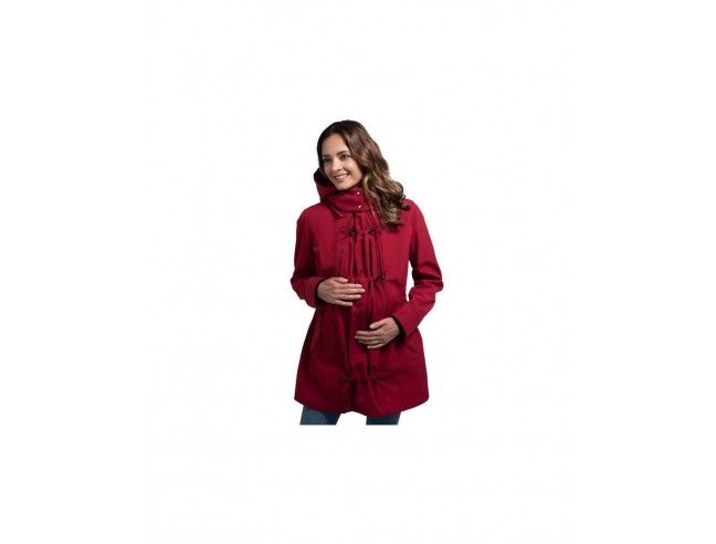 Abrigo Porteo y Maternidad Shell Rojo WOMBAT&CO