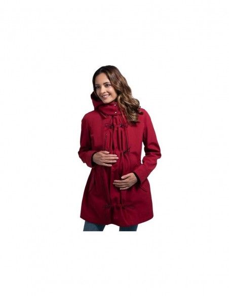 Abrigo Porteo y Maternidad Shell Rojo WOMBAT&CO